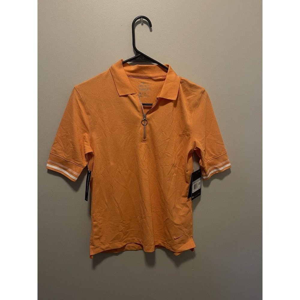Nike Women’s Dri-Fit Golf Victory Polo Shirt orange Size Extra Small CI9826-871